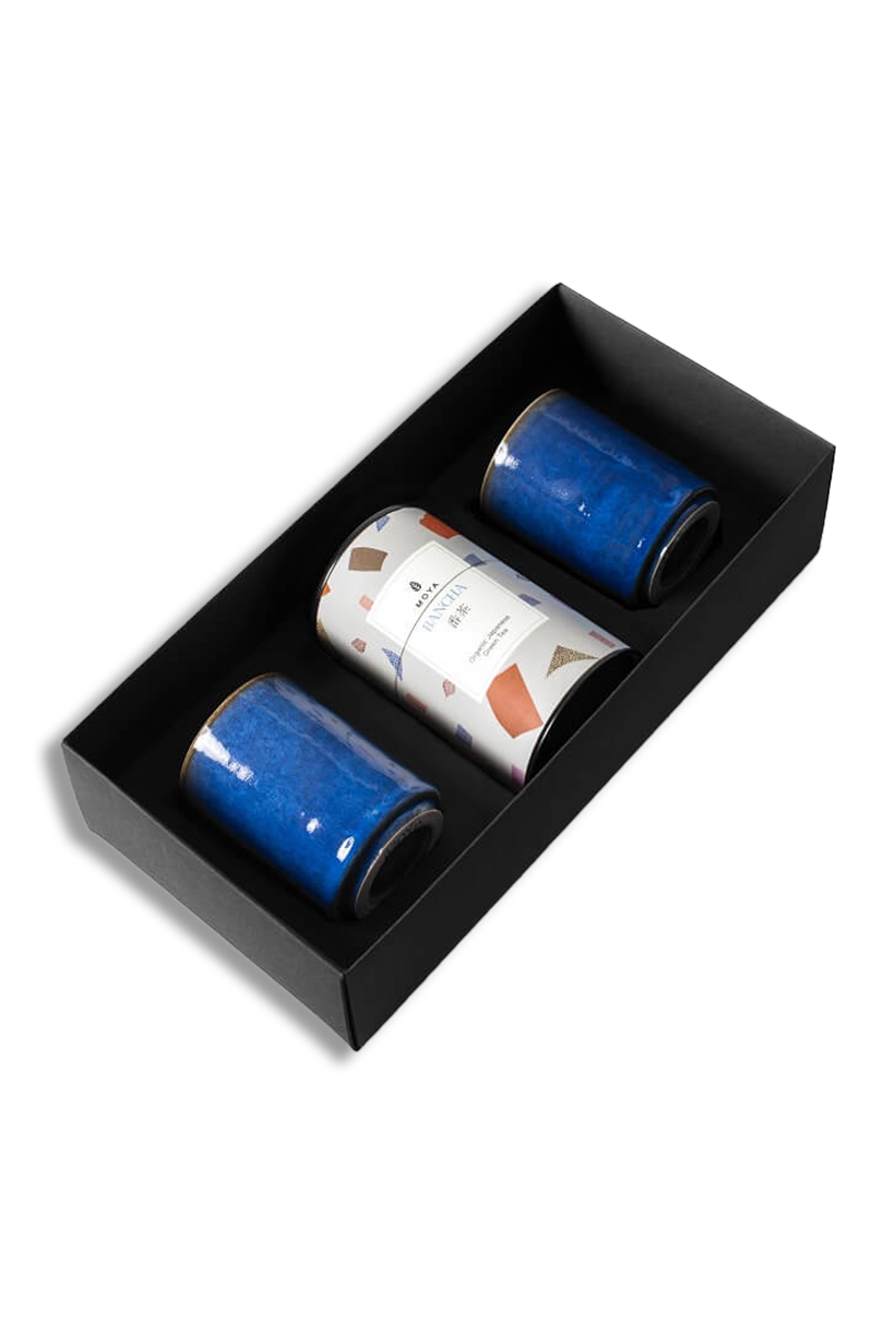 Herbata liściasta & 2 kubki Kaze zestaw