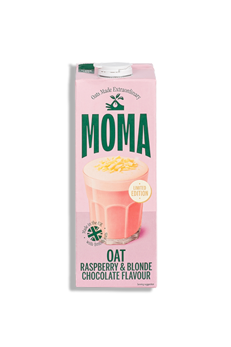 Napój owsiany MOMA Raspberry & Blonde Chocolate 1L