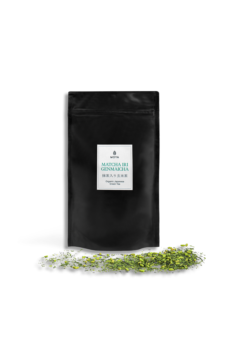 Moya Matcha Iri Genmaicha Organic Japanese Green Tea