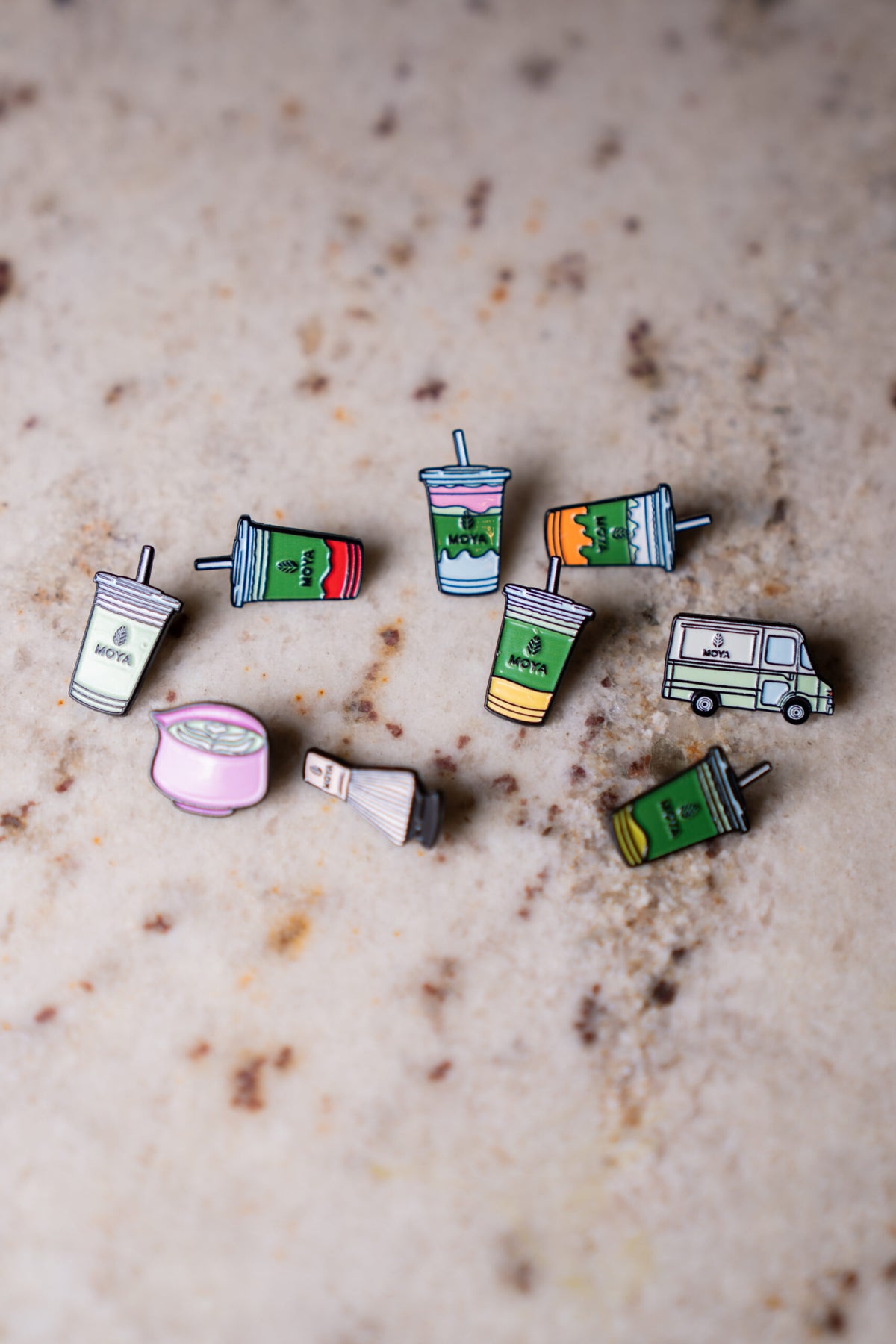 Pin Matcha - kolekcja napojów