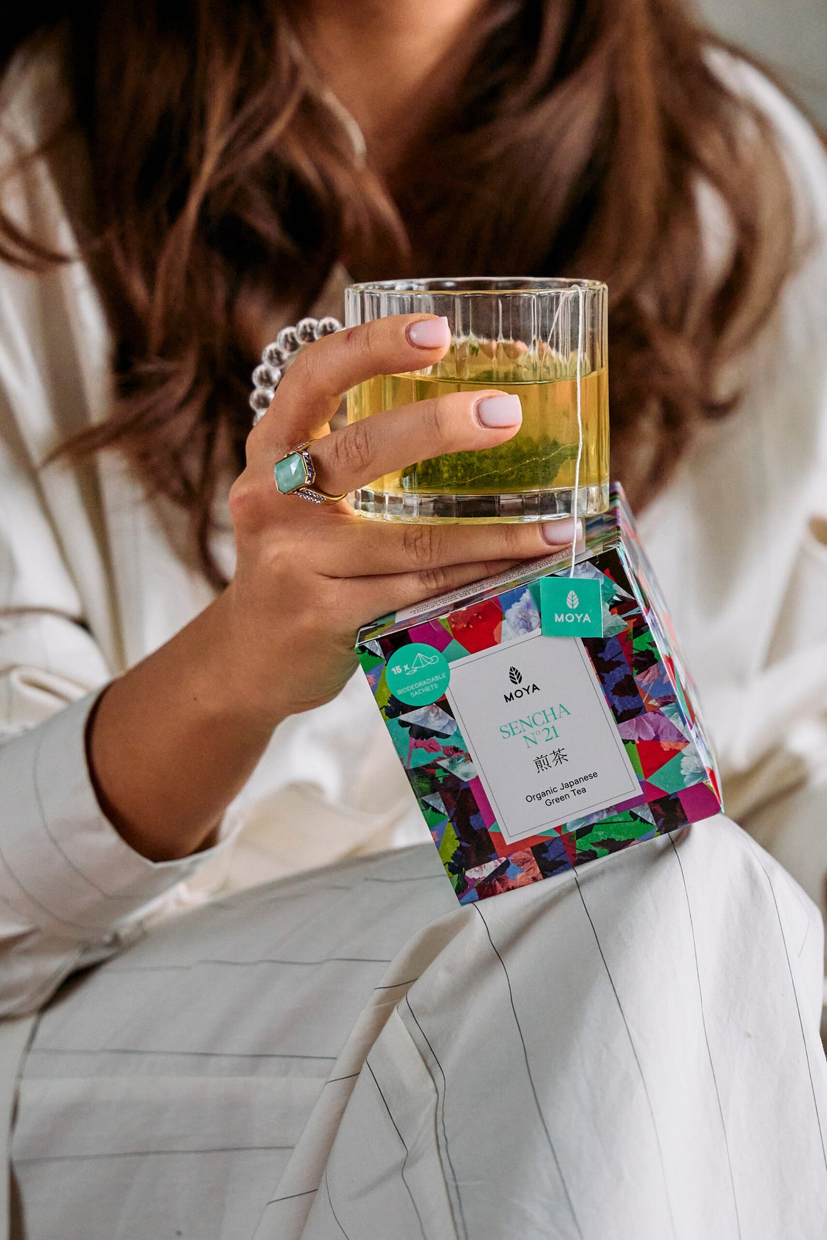 Moya Sencha No. 21 organiczna japońska zielona herbata w saszetkach 15 x 1,5 g