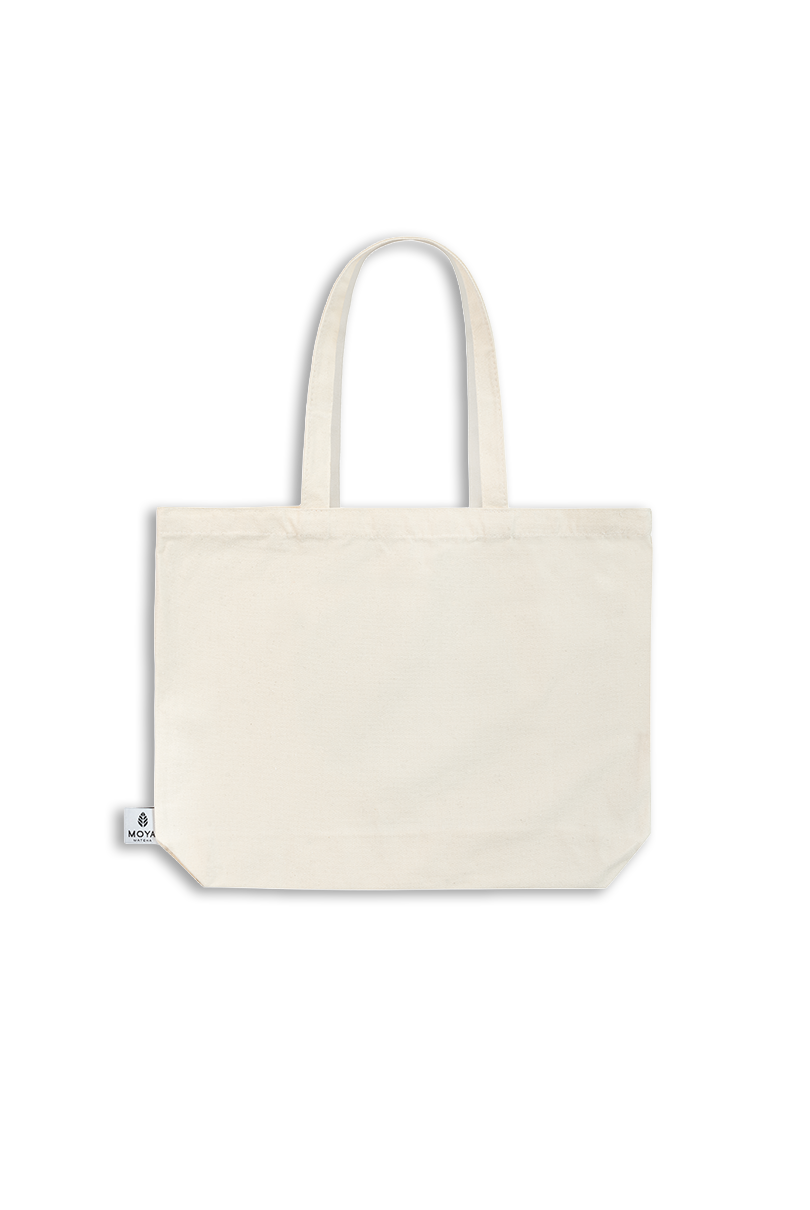MOYA Beige Cotton Tote Bag