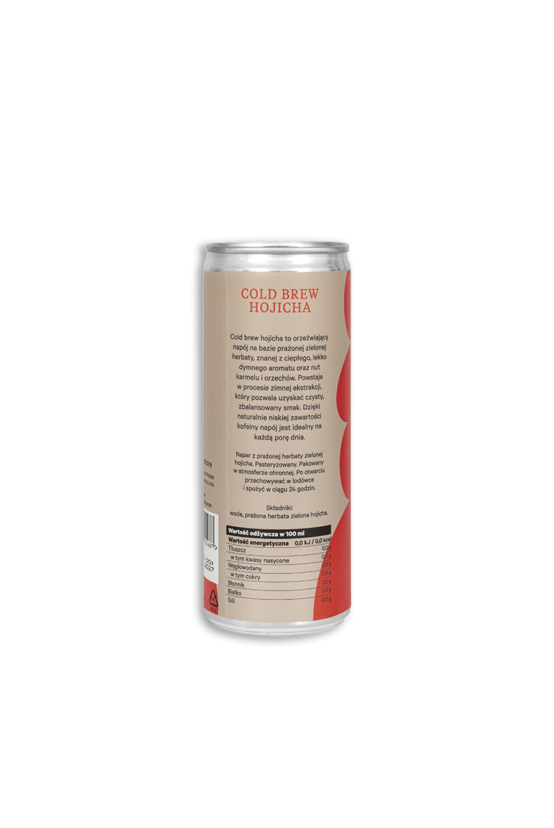 Moya Cold Brew Hojicha - 250 ml drink