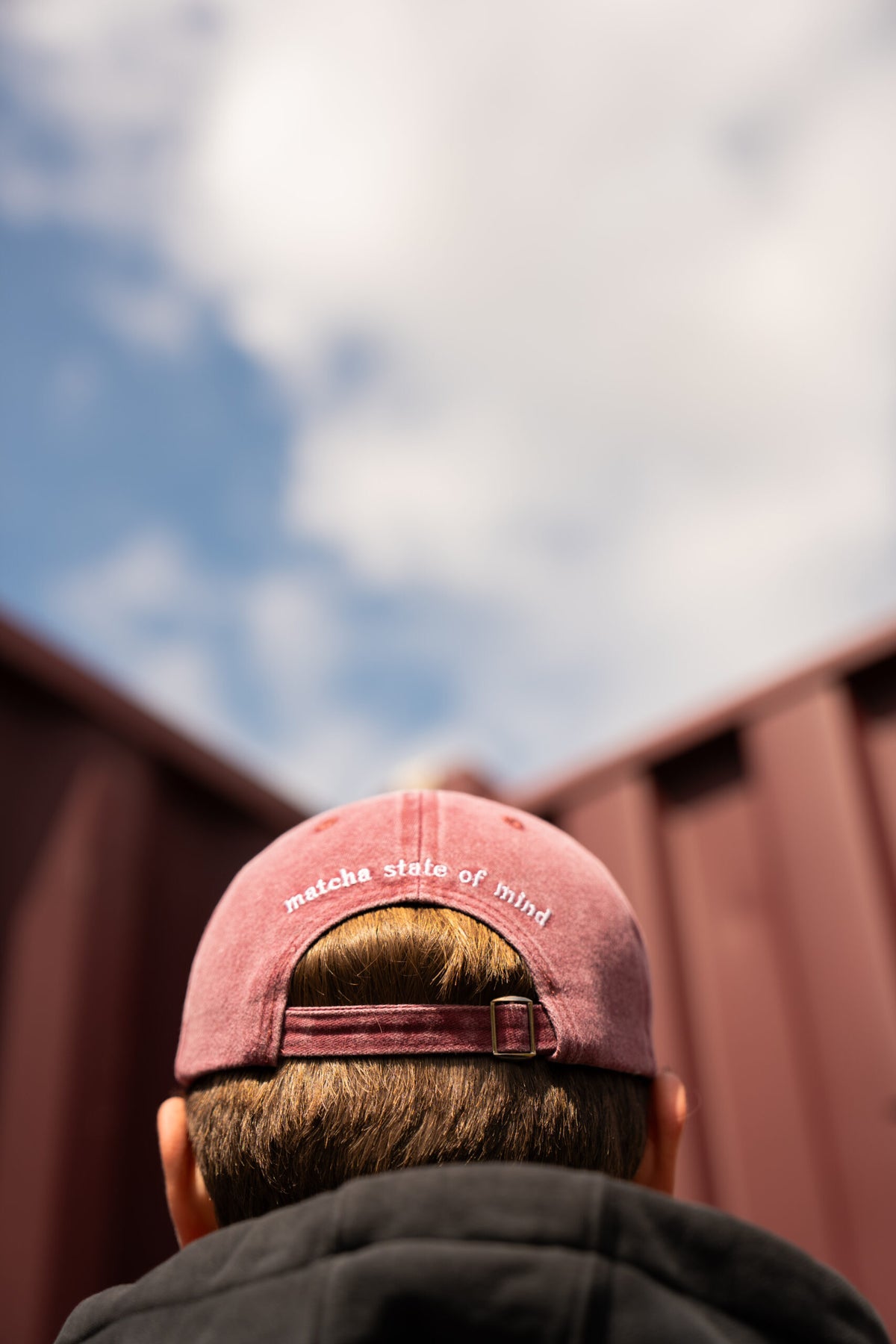 "Matcha Mindset" Vintage Red Cap